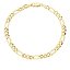 Pulsera oro 18k 3x1 de 20 cm